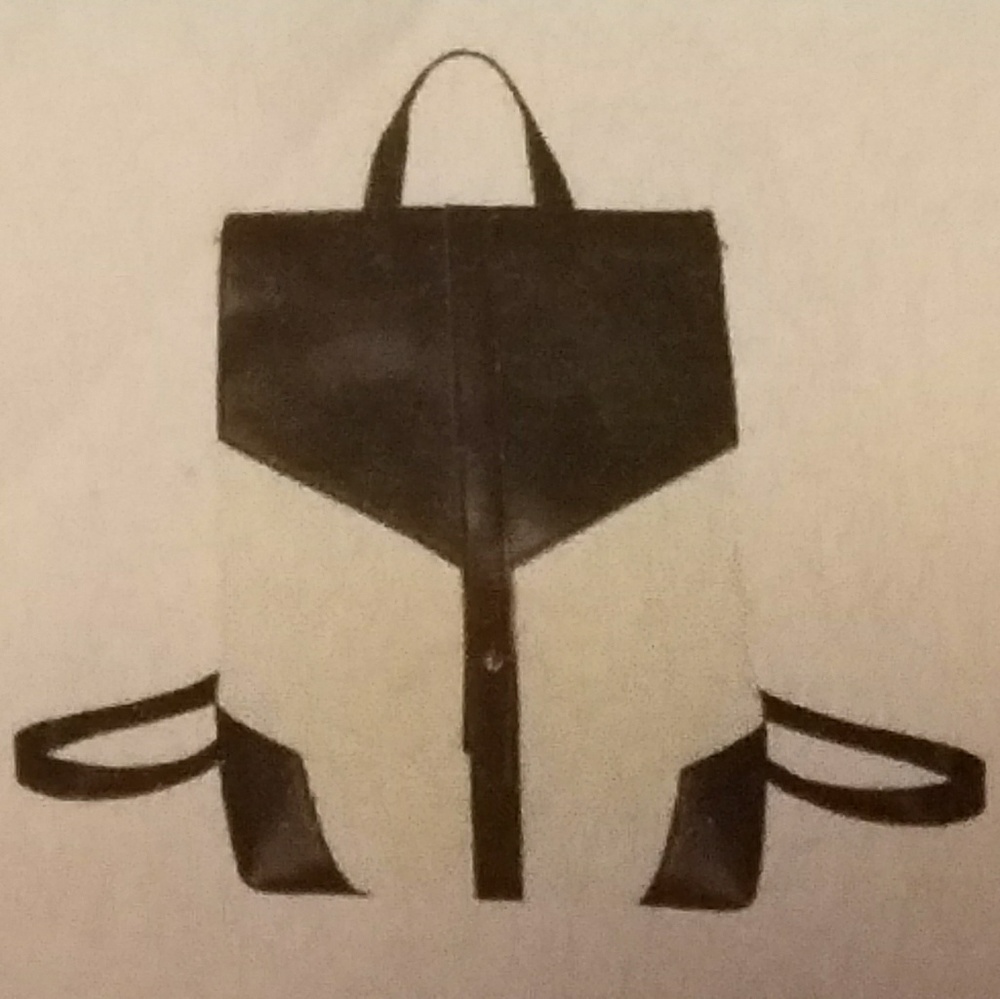 💚3•$30💚 Deux Lux Demi Backpack black white NIP